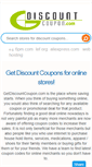 Mobile Screenshot of getdiscountcoupon.com